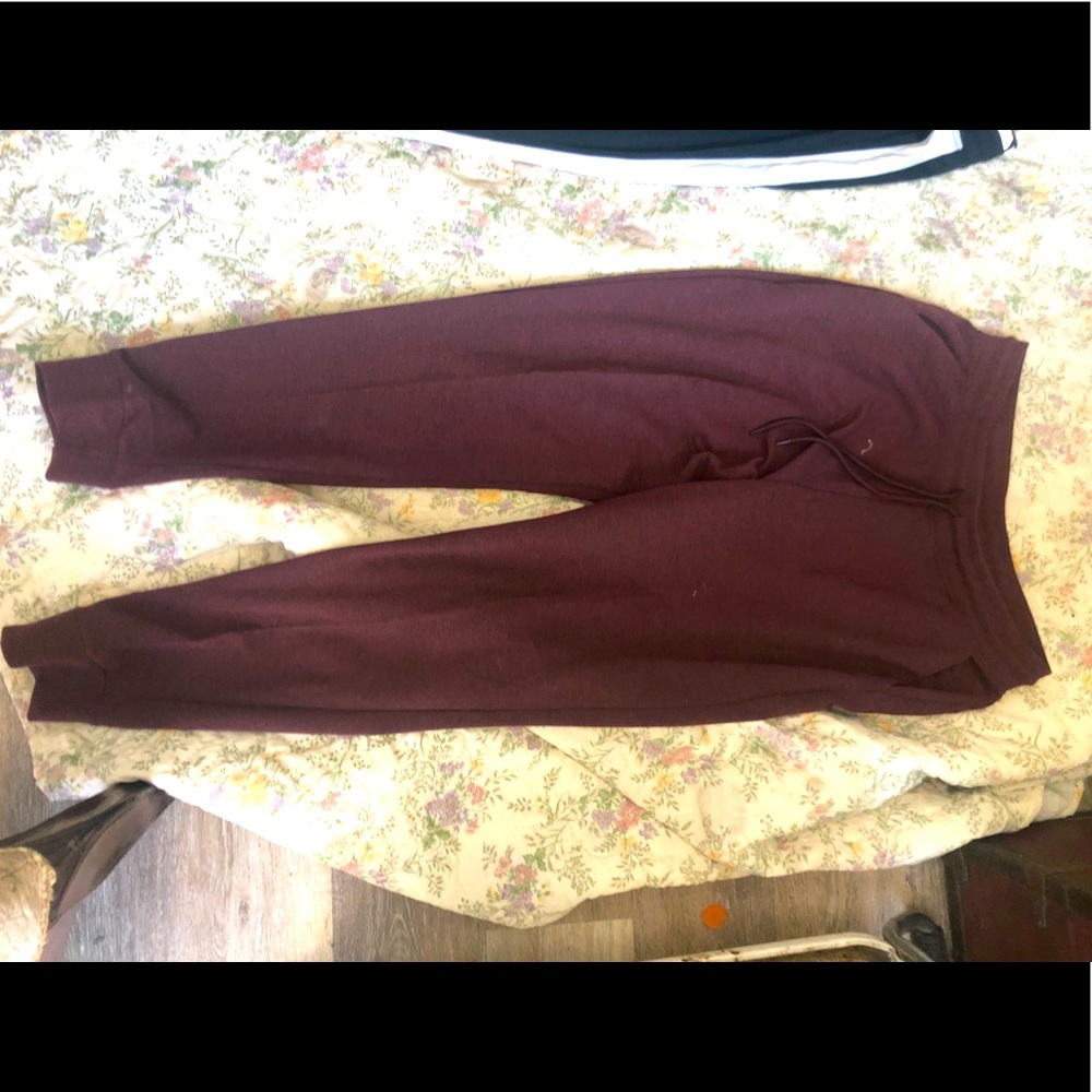 Sweatpants. Men’s mediums are way bigger